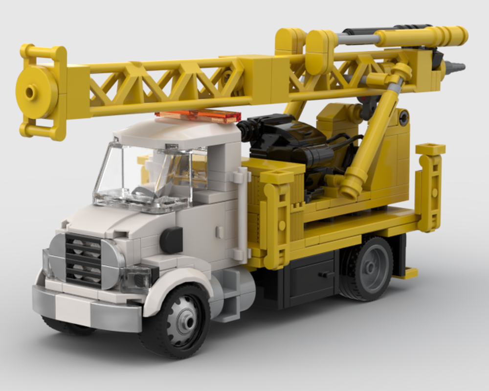 LEGO MOC-261653 Drilling Rig Truck by Pandismo | Rebrickable - Build ...