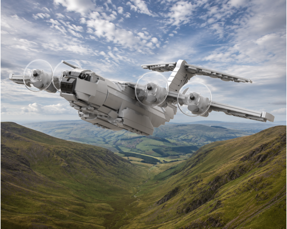 moooページ LEGO MOC-261666 Airbus A400M Atlas (1:100) by boudjeml
