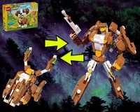 Transformer Insecticon Shrapnel using LEGO Creator 31382: Playful Puppy