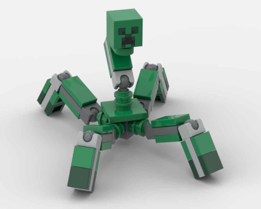 LEGO MOC-261751 Mutant Creeper by PetrZed | Rebrickable - Build with LEGO