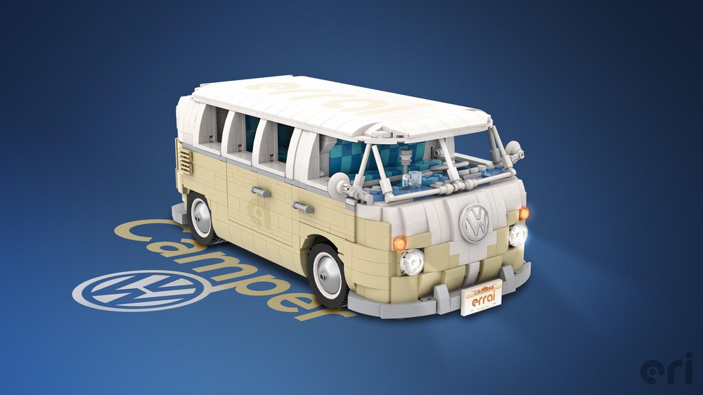 LEGO MOC Volkswagen T1 Camper RC by Errai | Rebrickable - Build with