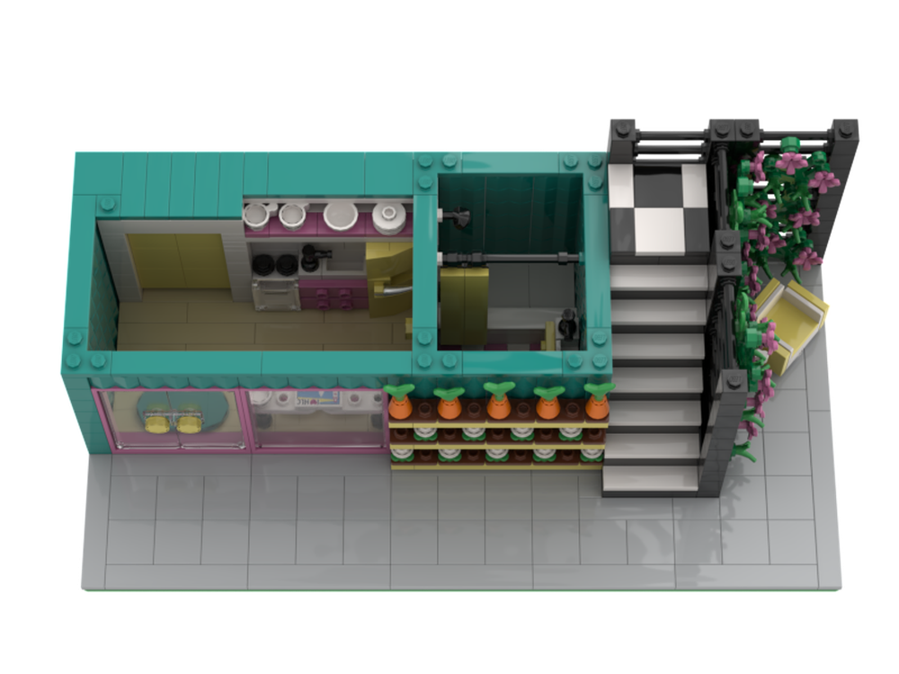 LEGO MOC-261943 Container House by Maiagvc | Rebrickable - Build with LEGO