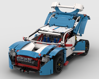 Lego technic 42077 RWD buwizz 2.0 mode + PF servo motor