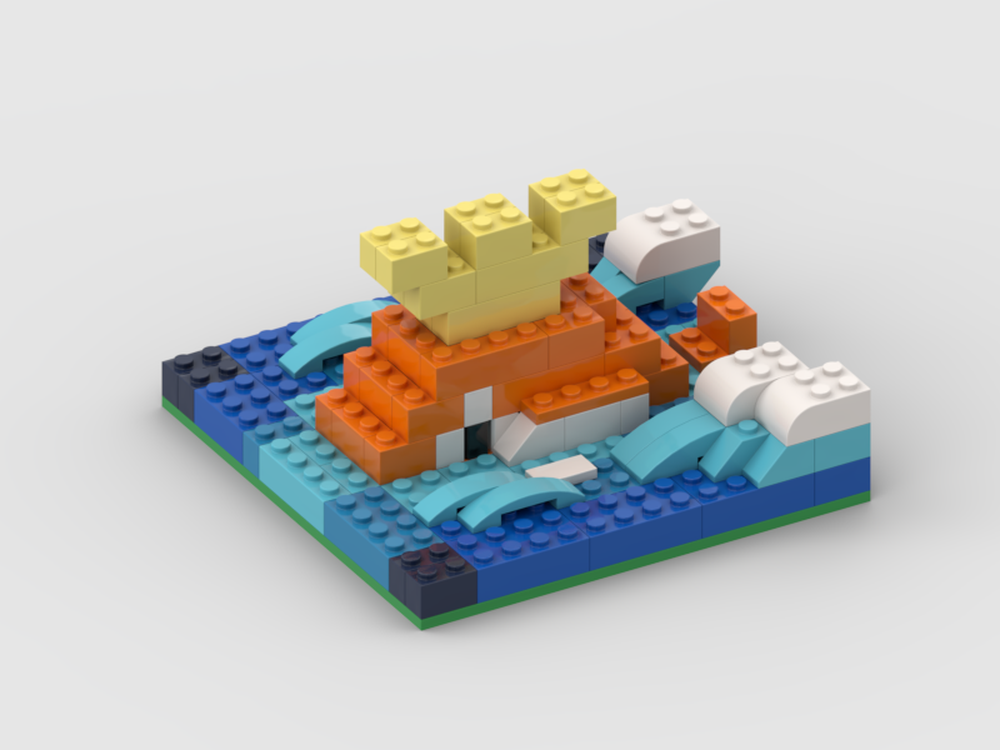 LEGO MOC-262452 10698 Magikarp #129 by Crightub | Rebrickable - Build ...