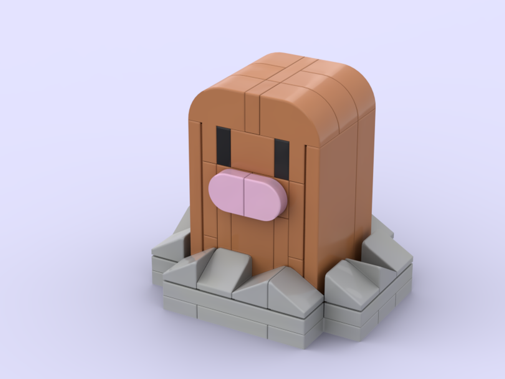 LEGO MOC-262493 Diglett by AmyBricks | Rebrickable - Build with LEGO