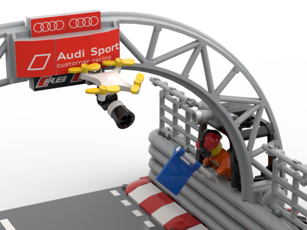 LEGO MOC-262728 Race Track Straight by Vroum | Rebrickable - Build with ...