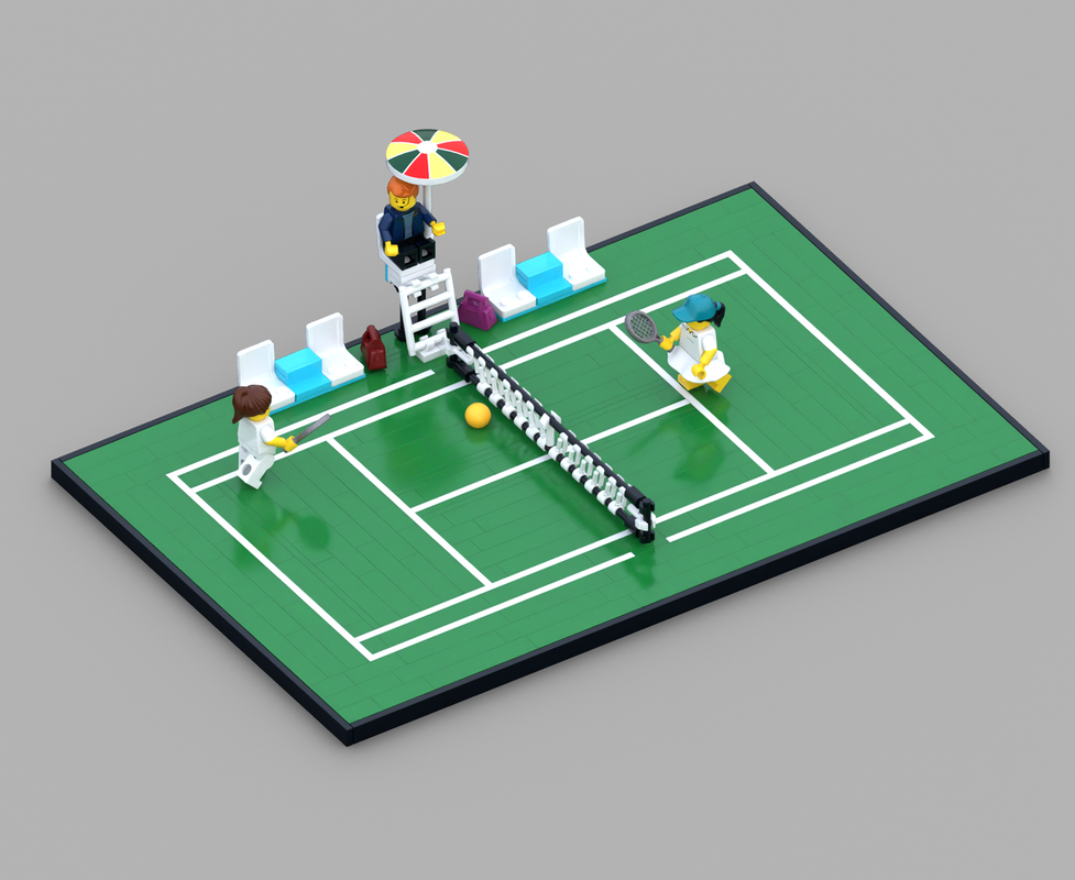LEGO MOC-262756 Tennis Court by BrickHappens | Rebrickable - Build with ...