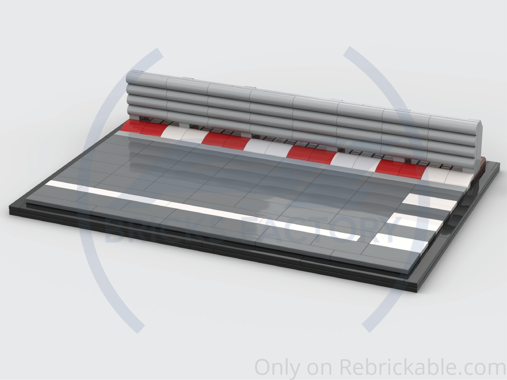 LEGO MOC-262777 Display Base - Vintage Street Circuit by Pit Lane ...