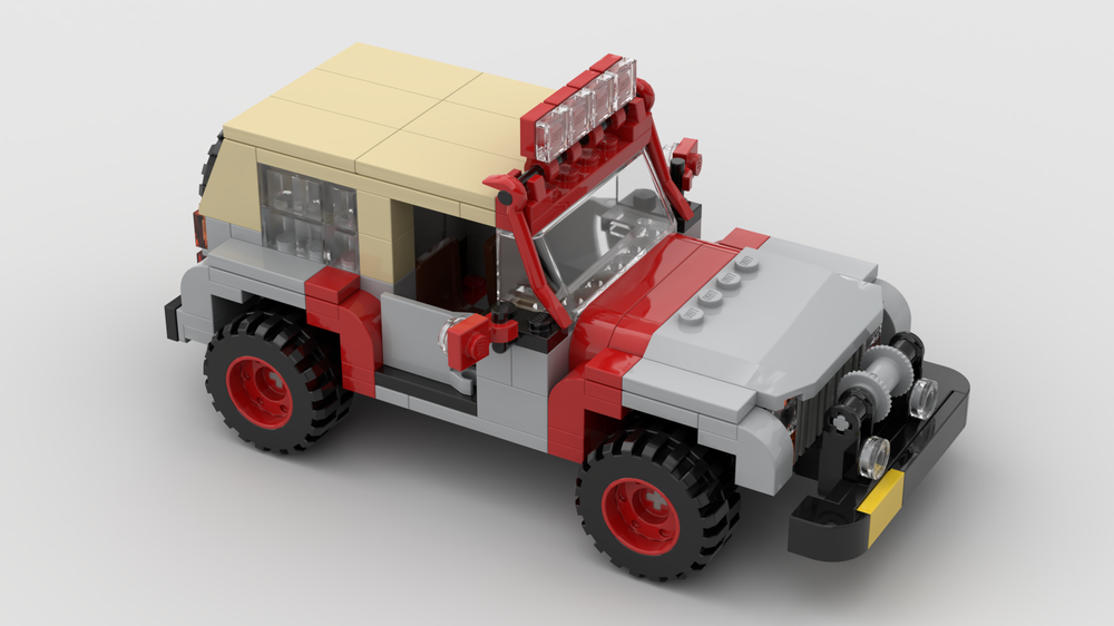 LEGO MOC Jurassic Park Jeep Wrangler by DrMacintosh | Rebrickable - Build  with LEGO