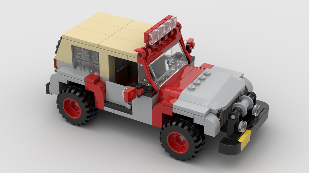 LEGO MOC Jurassic Park Jeep Wrangler by DrMacintosh | Rebrickable ...