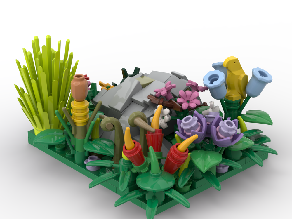 LEGO MOC-262797 🌿 EMERALD ISLANDS ATOL – ROCKS & WILDFLOWERS by ...
