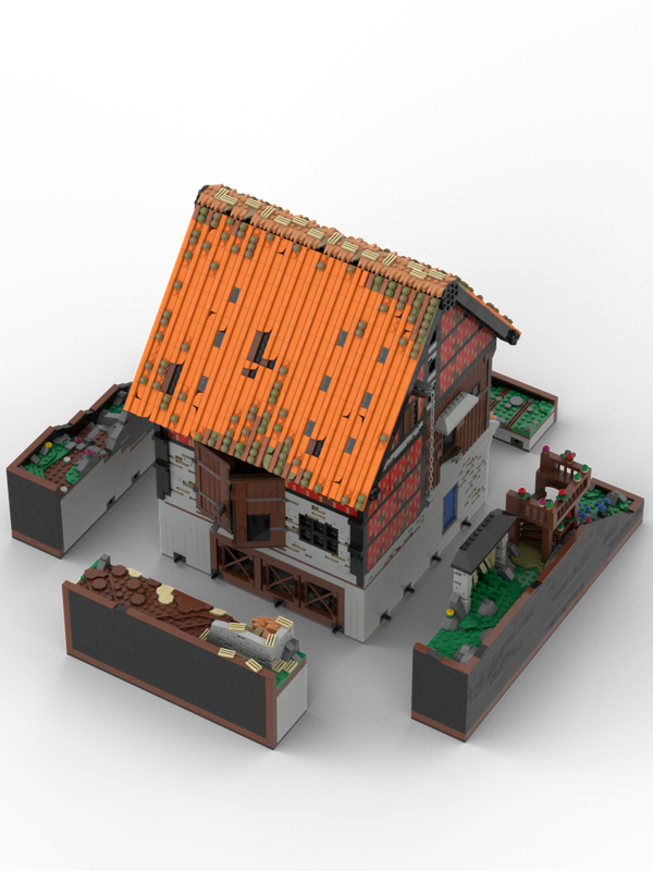 LEGO MOC-262802 Red Brick Barn by 10_bricks_per_day | Rebrickable ...