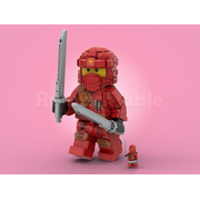 Ninjago Kai (Up scaled minifigure)