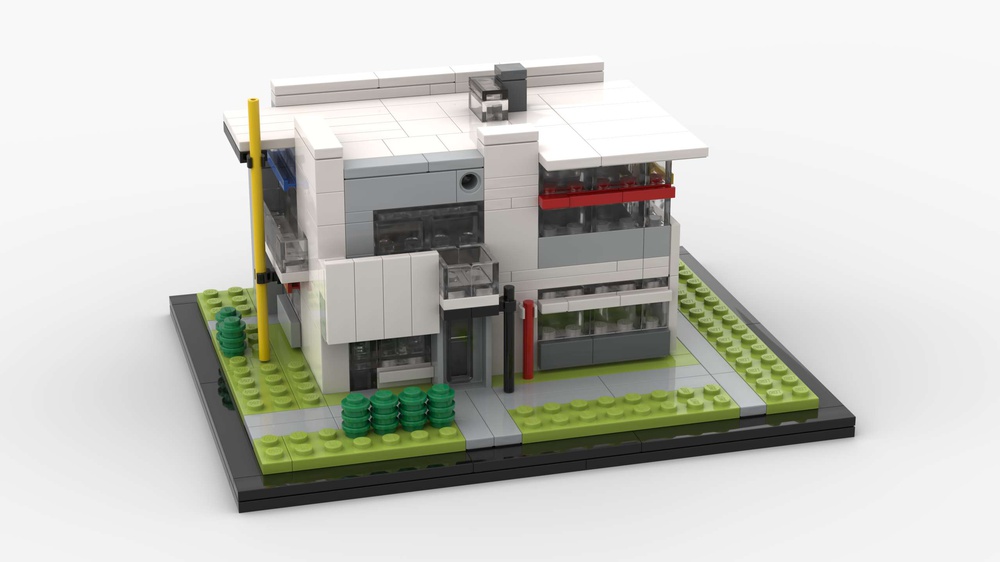 Tag det op Hysterisk ineffektiv LEGO MOC 1924 - Villa Schröder by denjohan | Rebrickable - Build with LEGO