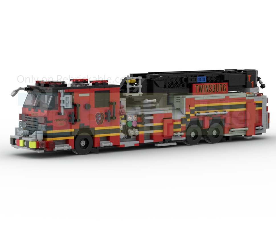 LEGO MOC-262943 2025 Pierce Enforcer Midmount Fire Truck Twinsburg ...