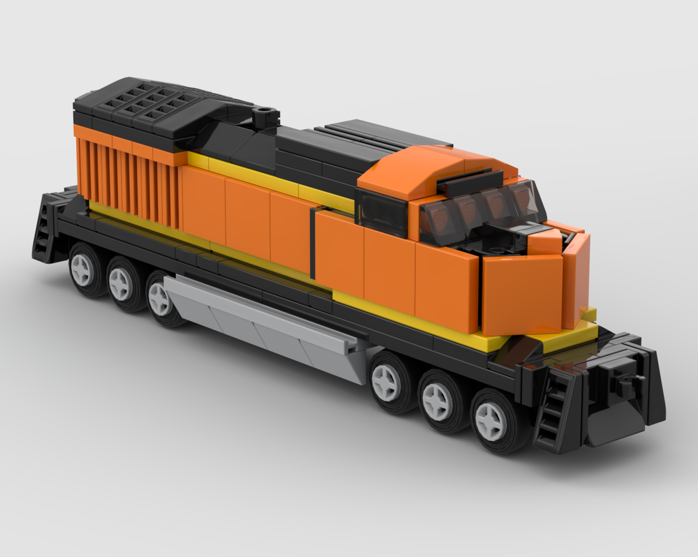 LEGO MOC-263014 BNSF Locomotive Model (Thomas the Train Compatable) by ...