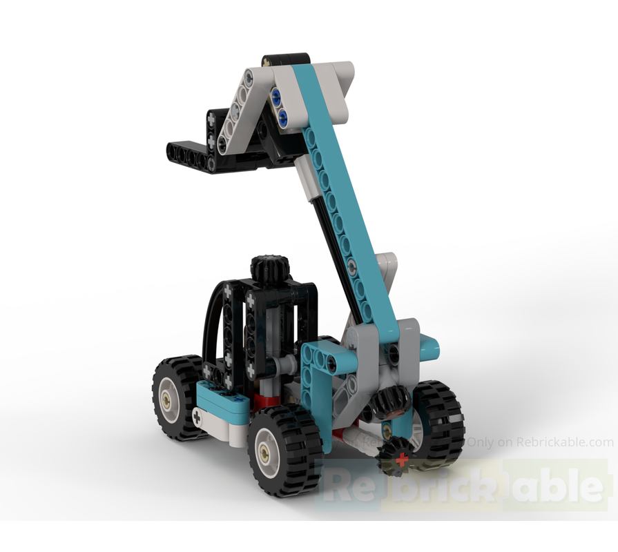 LEGO MOC-263019 Telehandler with tilting fork by tedolu | Rebrickable ...