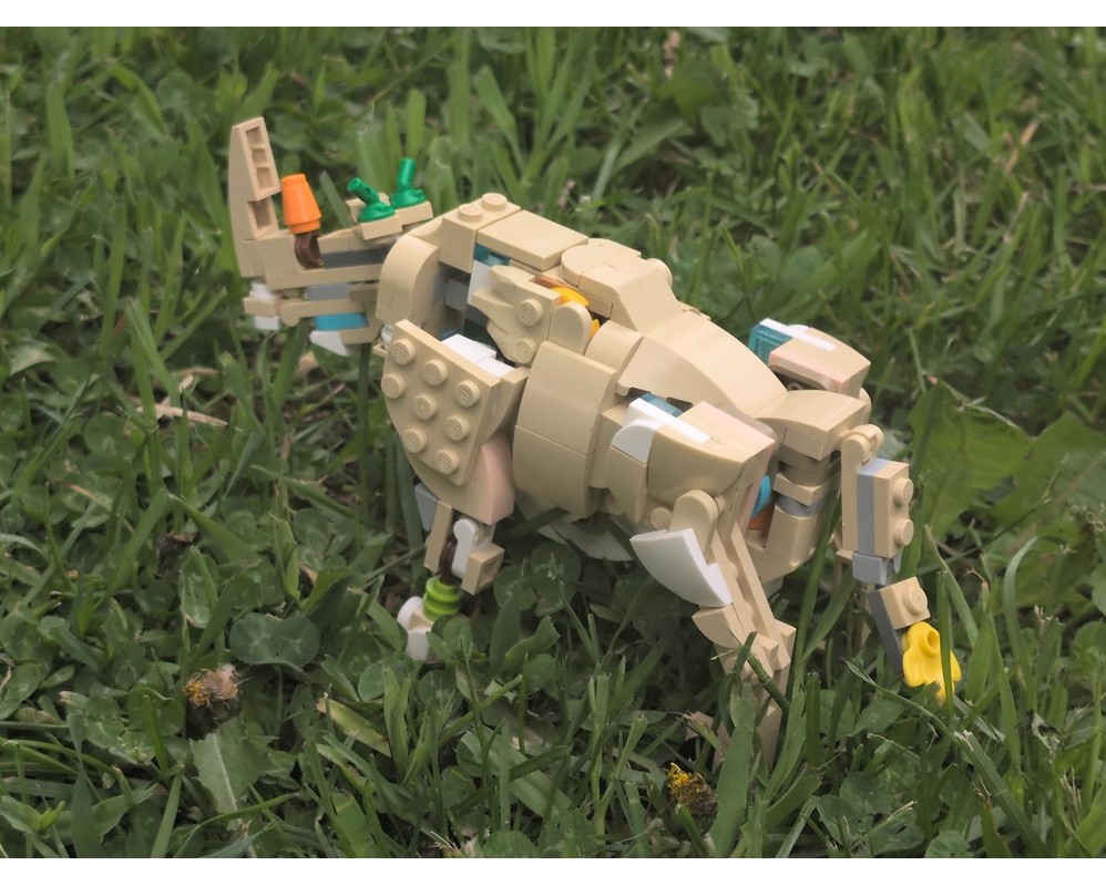 LEGO MOC-263176 paleo accurate woolly rhino (Stoick) by monsterzero ...