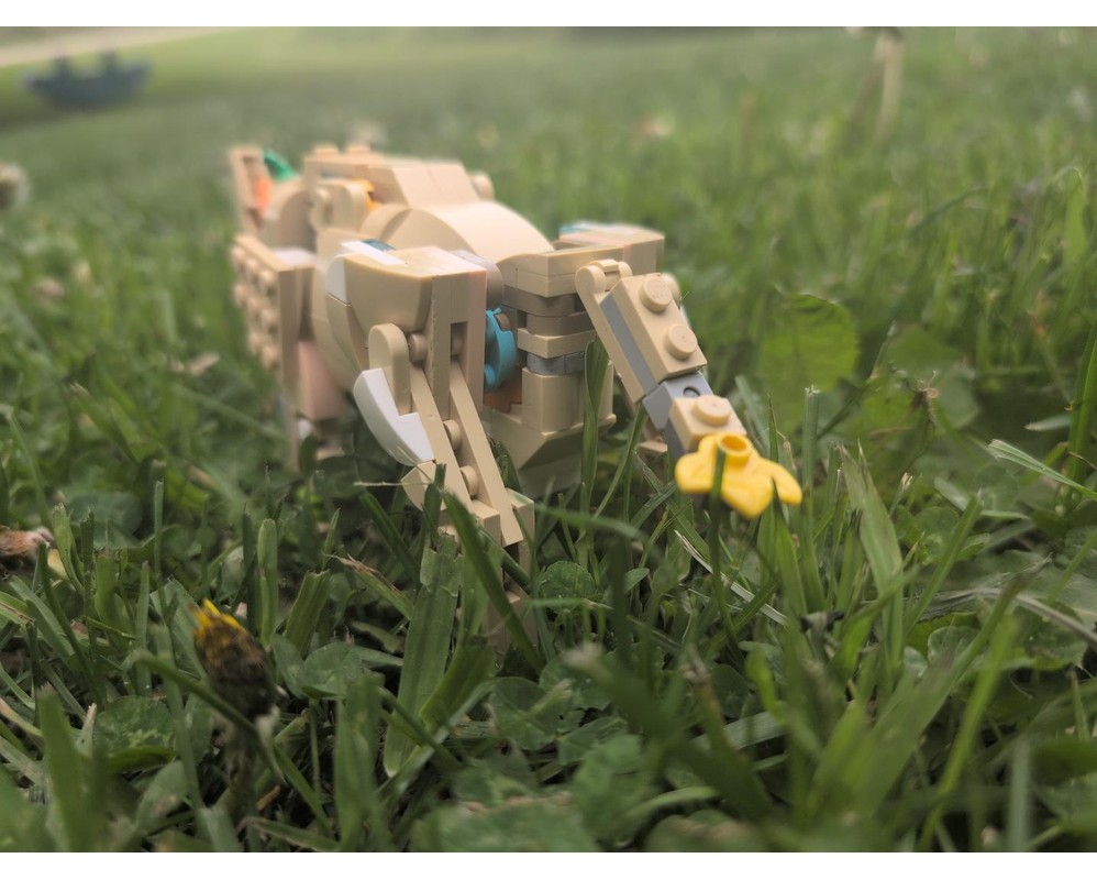 LEGO MOC-263176 paleo accurate woolly rhino (Stoick) by monsterzero ...