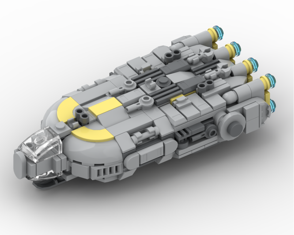 LEGO MOC-263349 Anzellan Starship by Brick Horizon | Rebrickable