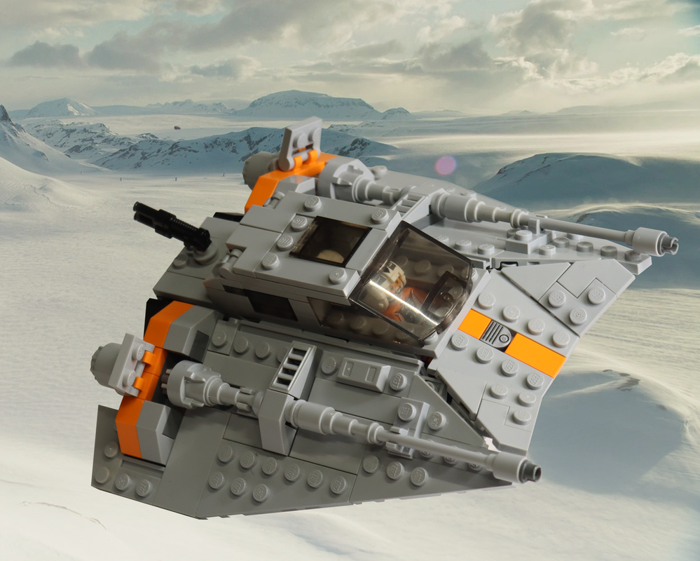 LEGO MOC-263487 T-47 Snowspeeder by Krysto Workshops | Rebrickable