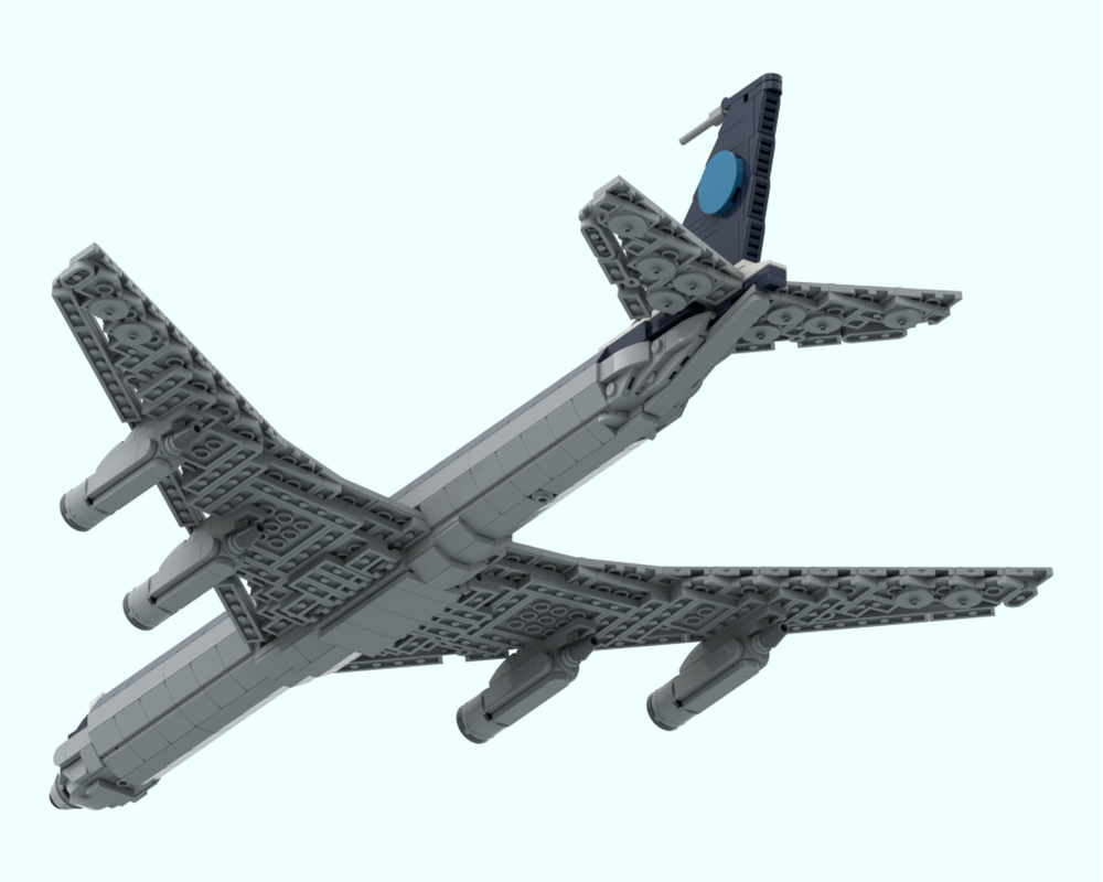 LEGO MOC-263492 Boeing 707-320C - Saha Airlines Livery (1:100) by ...