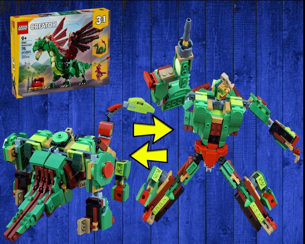 LEGO MOC-263500 Dinobot Sludge / Transformer brontosaurus using set ...