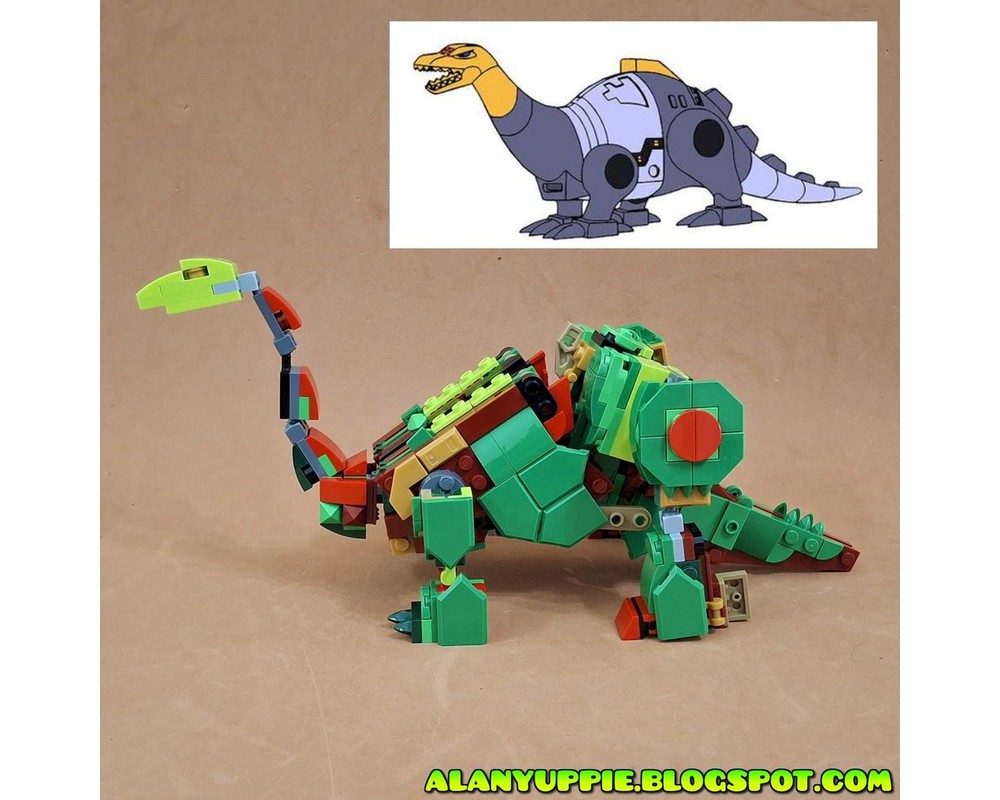LEGO MOC-263500 Dinobot Sludge / Transformer brontosaurus using set ...