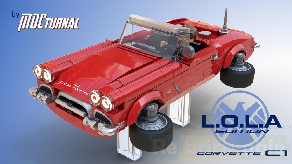LEGO MOC-263533 MOCturnal Corvette C1 (L.O.L.A Edition) by