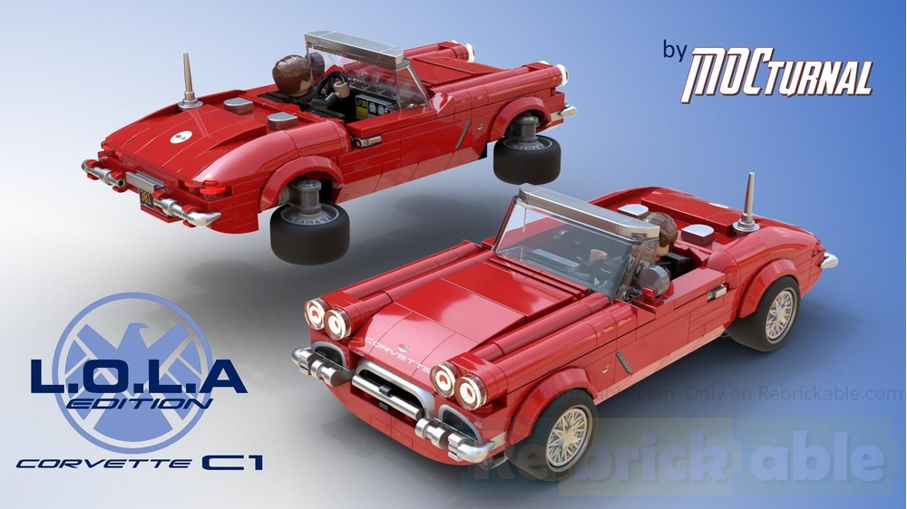 LEGO MOC-263533 MOCturnal Corvette C1 (L.O.L.A Edition) by