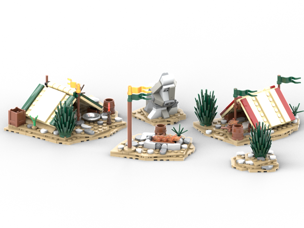 LEGO MOC-263672 Rohan camp by CBAragorn | Rebrickable - Build with LEGO