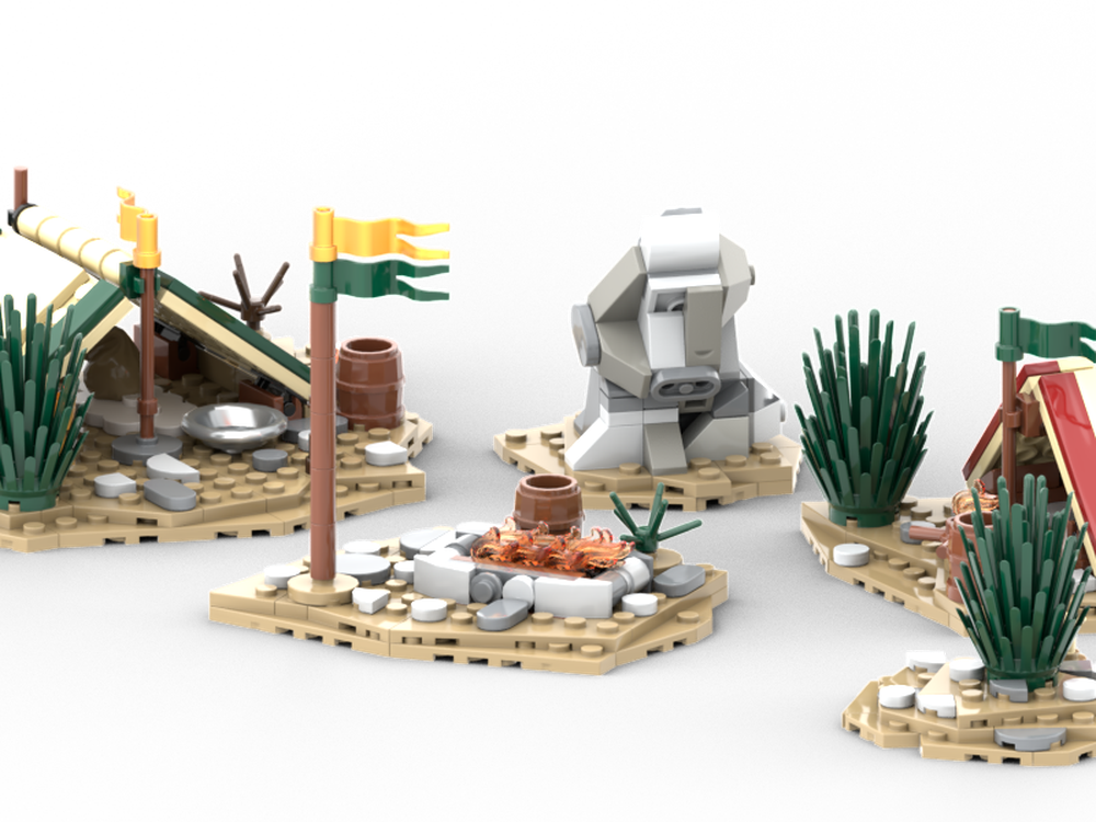 LEGO MOC-263672 Rohan camp by CBAragorn | Rebrickable - Build with LEGO