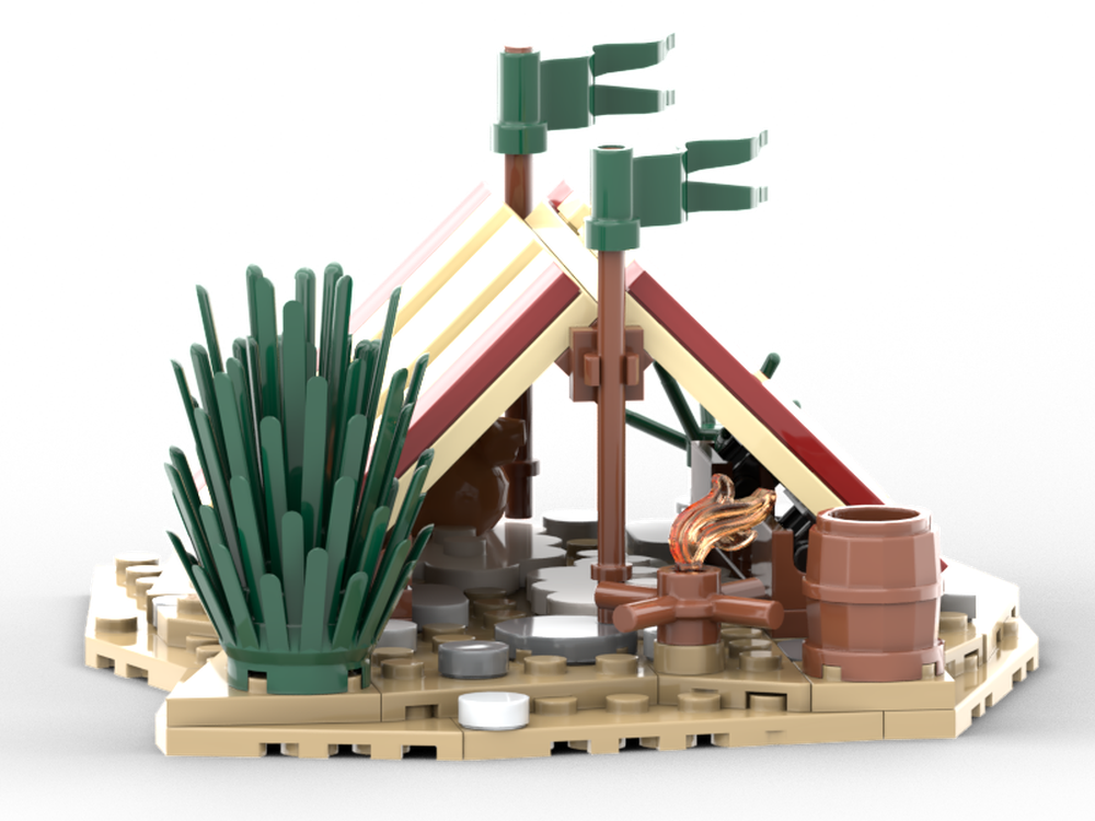LEGO MOC-263672 Rohan camp by CBAragorn | Rebrickable - Build with LEGO