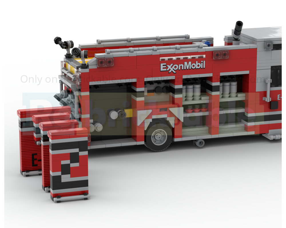 LEGO MOC-263711 2025 HME 1871-USFP Industrial Pumper ExxonMobil E-101/2 ...