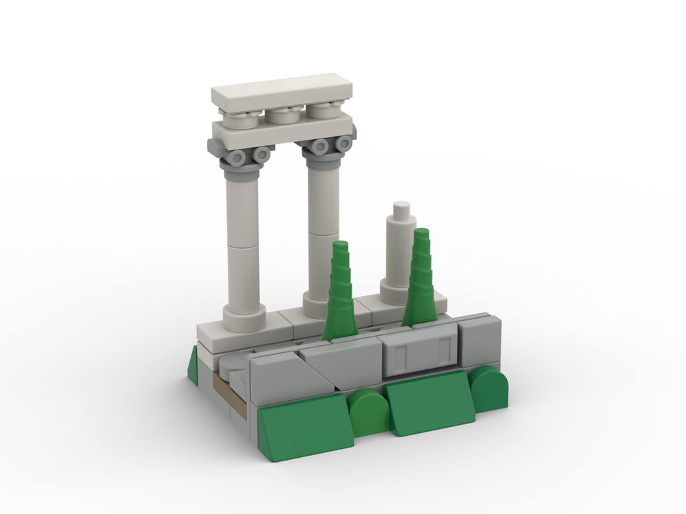 LEGO MOC-263788 Swiss Roman Columns of Nyon – Mini Architecture Model ...
