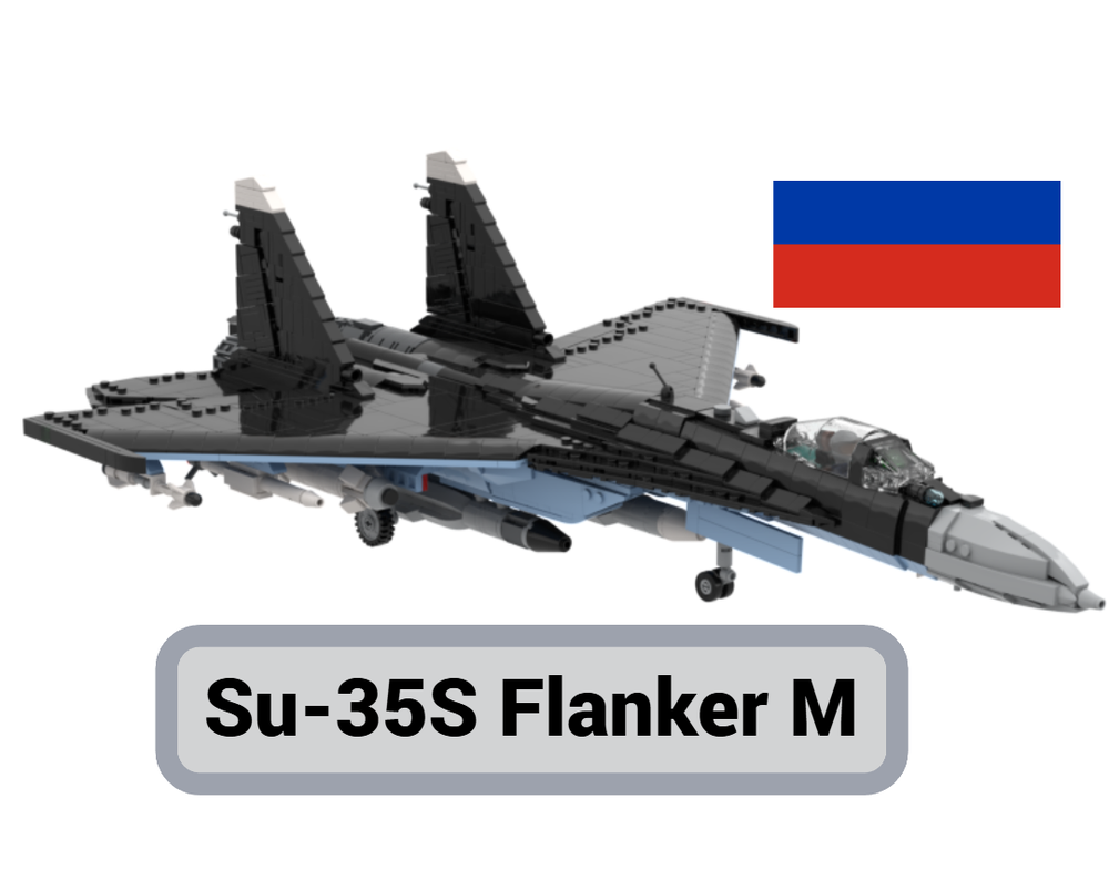 LEGO MOC-263811 Su-35S Russian Air Superiority Fighter 1/35 Scale by ...
