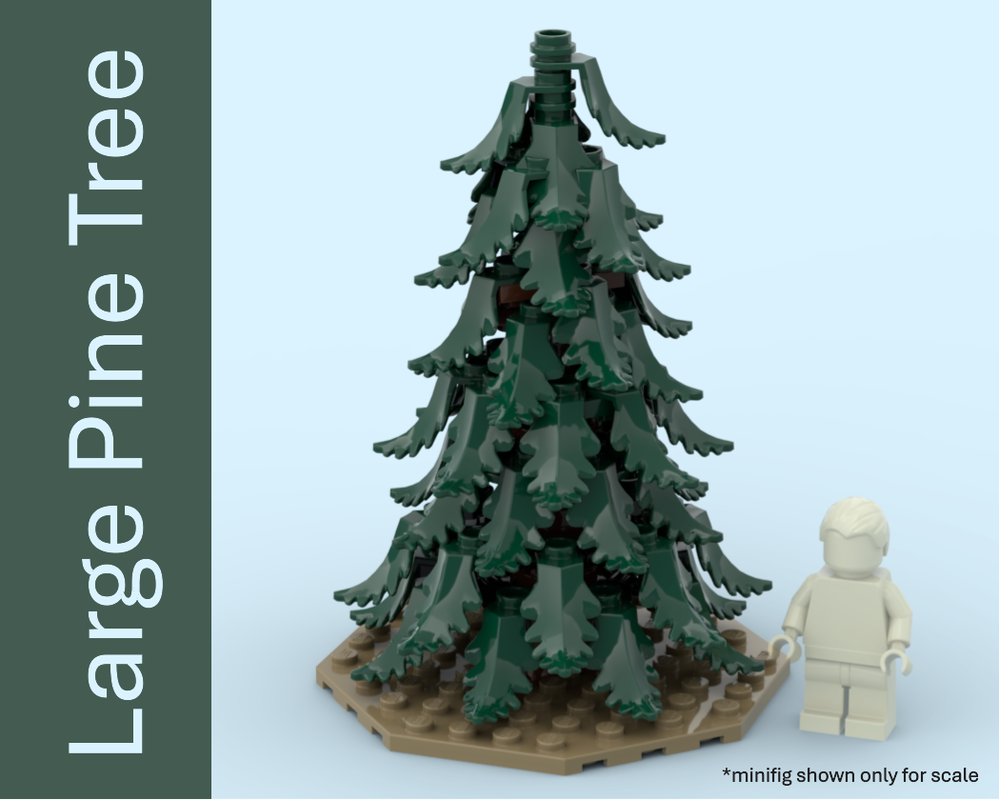 LEGO MOC-263916 Large Pine Tree by smatz277 | Rebrickable - Build with LEGO