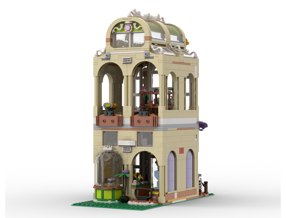 LEGO MOC-263965 Floral Cafe - Modification of Set 42671 by Brick