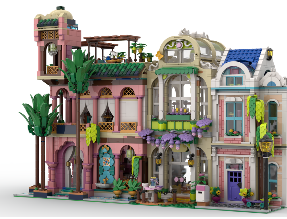 LEGO MOC-263965 Floral Cafe - Modification of Set 42671 by Brick