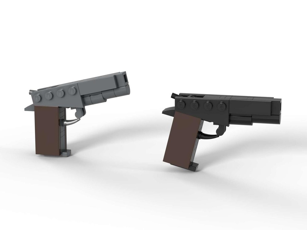 LEGO MOC-264166 Colt M1911 (1:3 Scale) by DenaDesign | Rebrickable ...