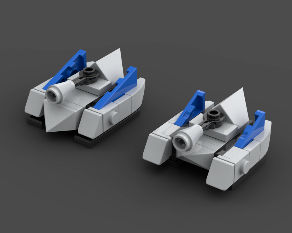 LEGO MOC-264196 Landmaster – Microscale Star Fox Tank (Both Versions ...