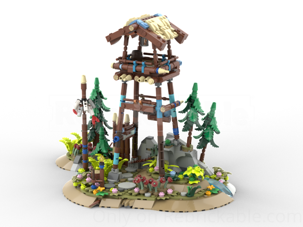 LEGO MOC-264212 Nora tower (from horizon zero dawn) by Pablow030