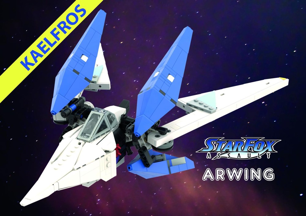 LEGO MOC-264218 ARWING - Starfox Assault by Kaelfros | Rebrickable