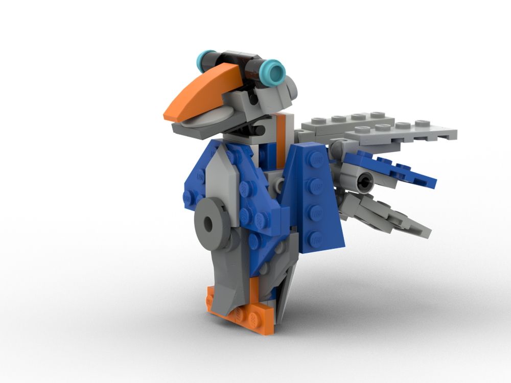 LEGO MOC Space peacock 30449 by BriXperiMent Rebrickable