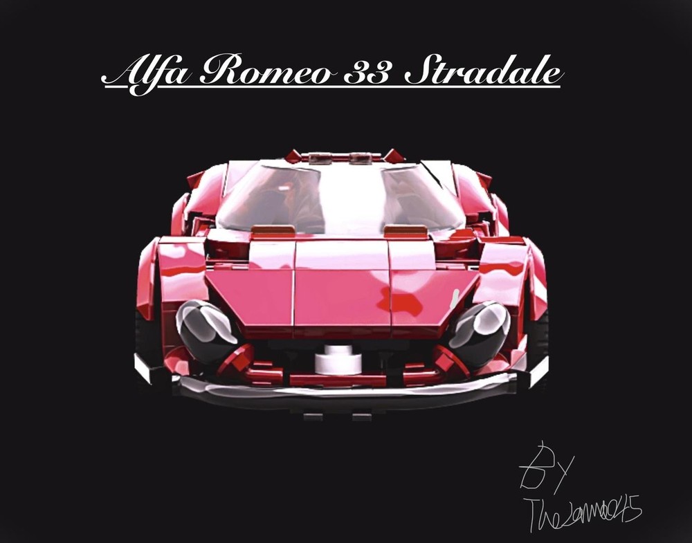 LEGO MOC-264299 2025 Alfa Romeo 33 stradale by TheJamao45