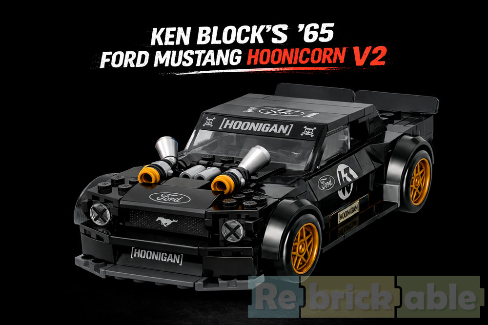 LEGO MOC-264393 77262-1 – Transformation to Ken Block's '65 Ford