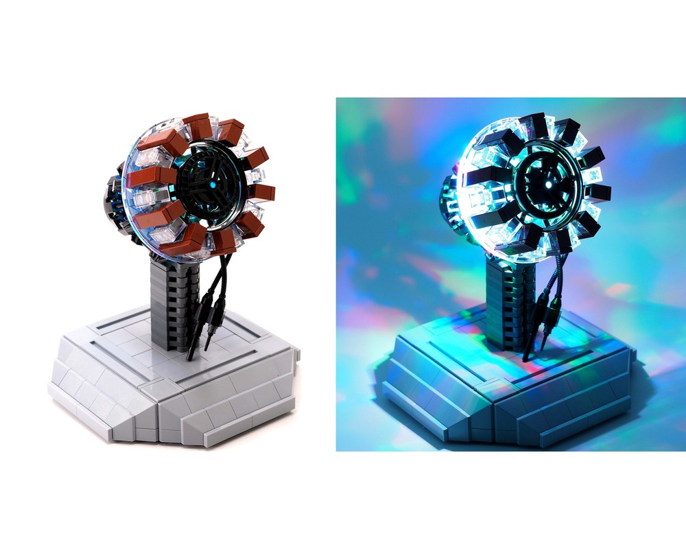 lego arc reactor instructions