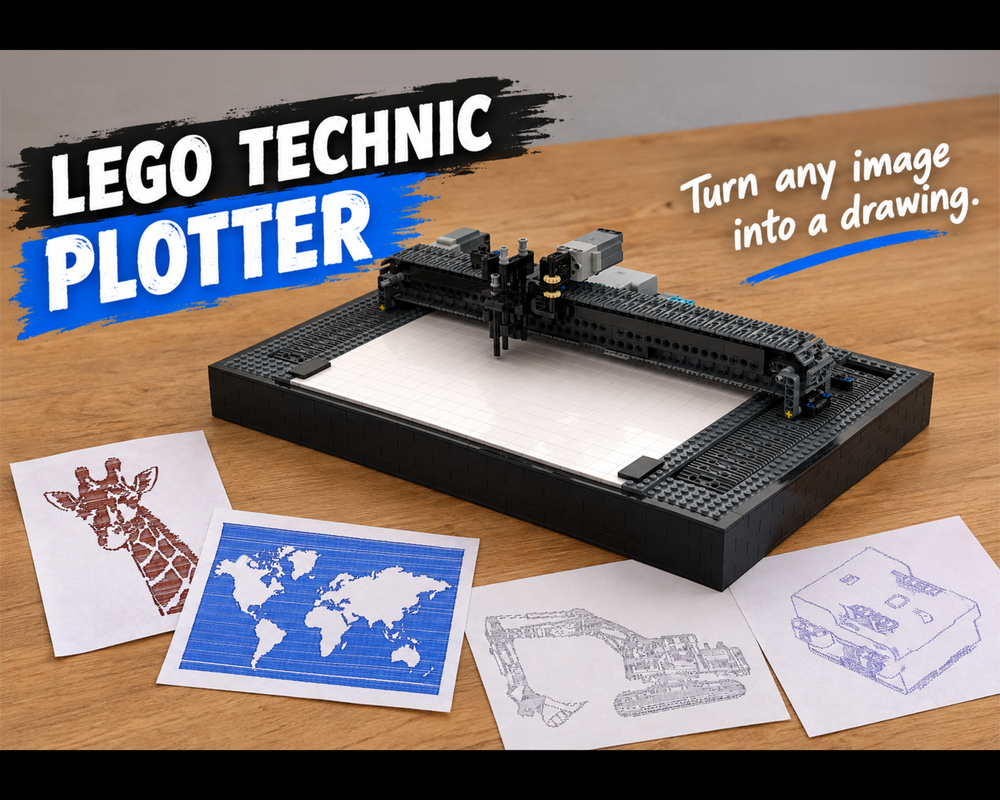 LEGO MOC-264495 Technic Plotter + App by BrickBytesStudio | Rebrickable ...