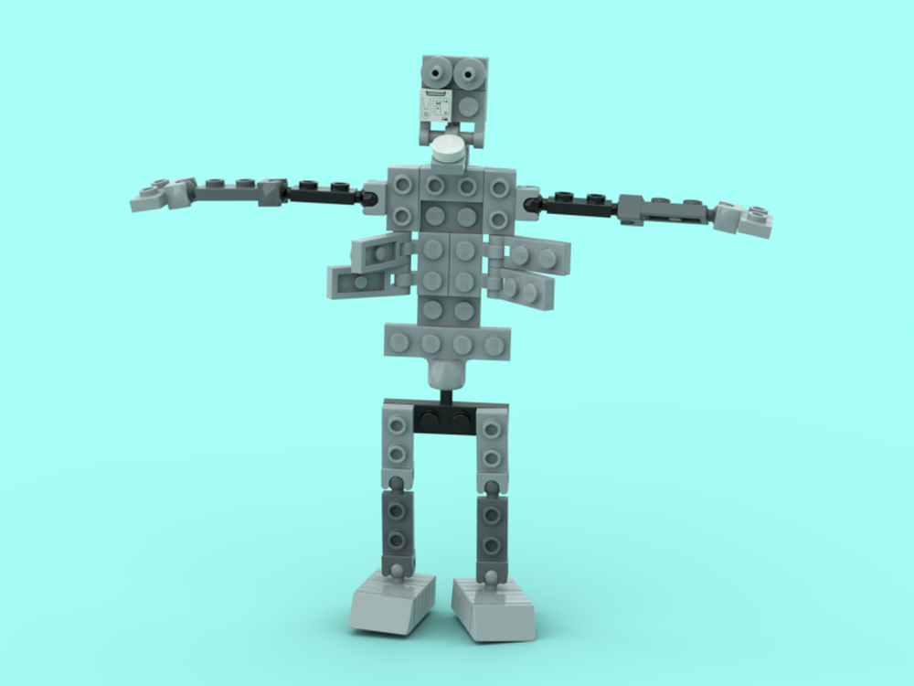 LEGO MOC-264574 springlock endoskeleton by HansHenson | Rebrickable ...