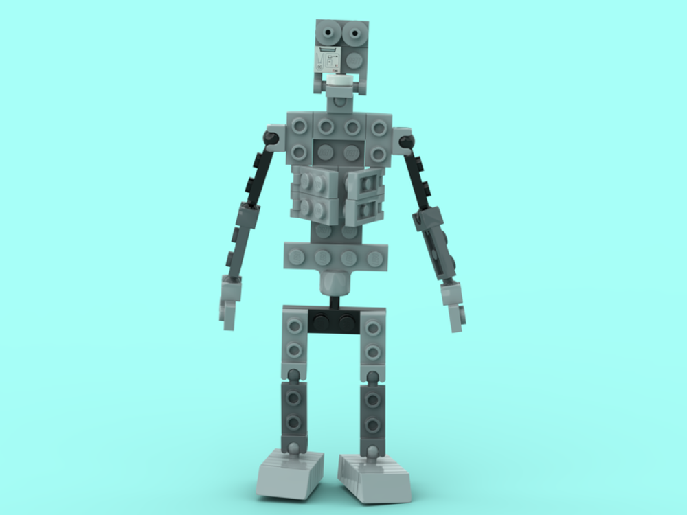 LEGO MOC-264574 springlock endoskeleton by HansHenson | Rebrickable ...